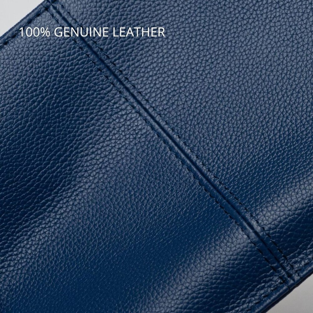 Versatile Pebble Pattern Leather Wristlet - Styli… - image 5